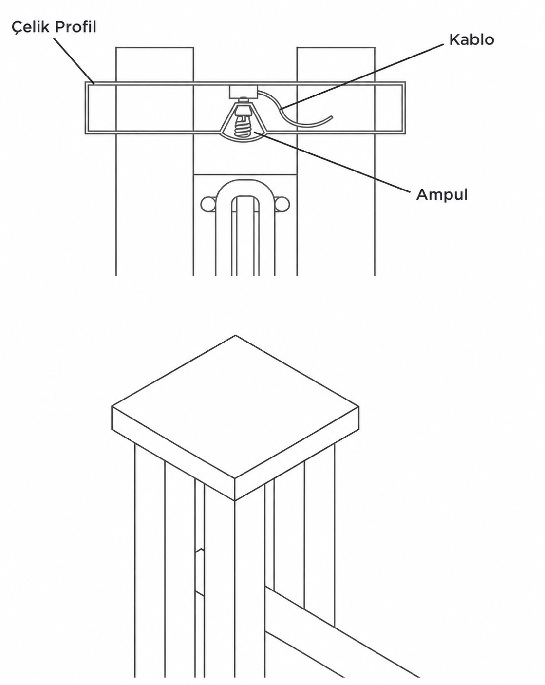 Guide Post And Lighting