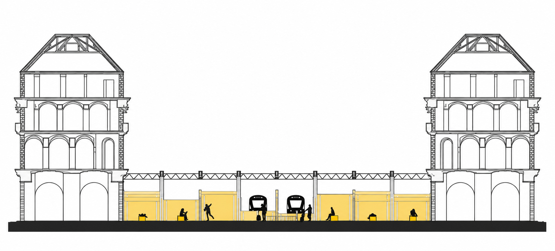 Section B–B